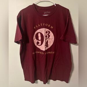 Harry Potter Hogwarts Express Maroon Tee